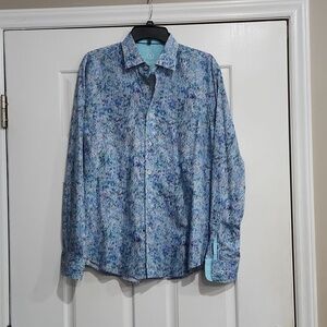 Bugatchi Mens Button Down Size Medium
